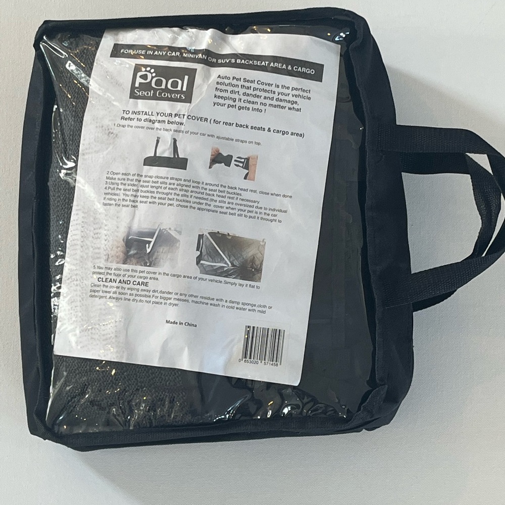 NWOT Car Cushion Protector Dog Proof Blanket